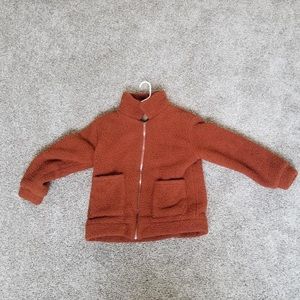 Redial brown teddy jacket